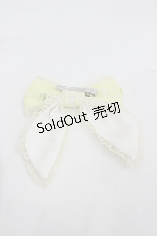 画像2: Angelic Pretty / Fruity Lemonリボンクリップ  イエロー I-26-03-05-050-AP-AC-SA-ZI (2)
