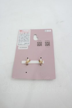 画像2: m petit by misako / AMイチゴイヤリング  赤Ｘ白 I-26-03-05-059-LO-AC-SA-ZI