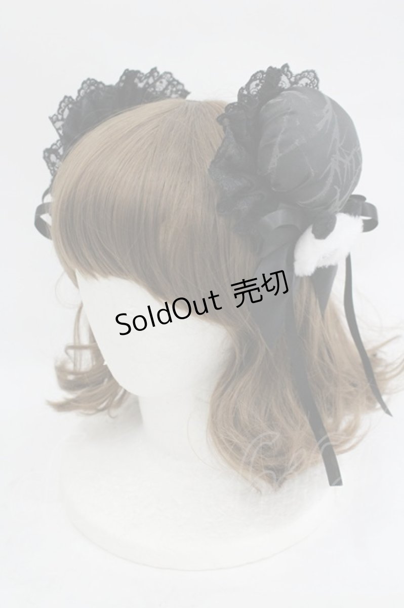 画像1: LOLITAその他(お買取対象外) / パンダ付きお団子クリップ  ブラック I-26-03-05-066-LO-ZA-SA-ZI (1)