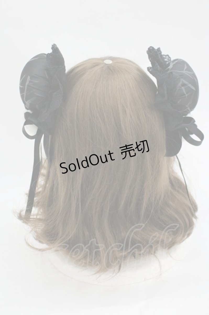 画像3: LOLITAその他(お買取対象外) / パンダ付きお団子クリップ  ブラック I-26-03-05-066-LO-ZA-SA-ZI (3)