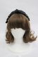 画像1: m petit by misako / NINA'sコラボ AM*NIリボンカチューシャ  黒 I-26-03-05-072-LO-AC-SA-ZI (1)