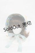LOLITAその他(お買取対象外) / チェックリボンレース麦わらハット  アイボリーＸ青Ｘ白 I-26-03-05-075-LO-AC-SA-ZI