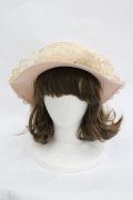 axes femme / 巻きバラレースカンカン帽  ピンクＸブラウン I-26-03-05-077-AX-AC-SA-ZI