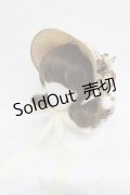 LOLITAその他(お買取対象外) / ローズモチーフシースルー麦わらハット  ブラウンＸアイボリー I-26-03-05-080-LO-AC-SA-ZI