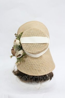 画像3: LOLITAその他(お買取対象外) / ローズモチーフシースルー麦わらハット  ブラウンＸアイボリー I-26-03-05-080-LO-AC-SA-ZI