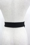 画像3: axes femme / 蝶ローズモチーフゴムベルト  黒Ｘゴールド I-26-03-05-093-AX-ZA-SA-ZI (3)