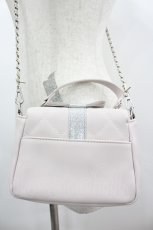 画像3: pium / プレゼントリボンキルティングミニバッグ  ピンク×シルバー I-26-03-05-098-0-BG-TE-ZTK032 (3)