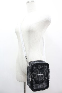 画像1: Jamie エーエヌケー / 2025年 Jamieエーエヌケー HappyBag ゴシックチェックポシェット 単品  グレーチェック I-26-03-05-099-LO-TO-TE-ZI