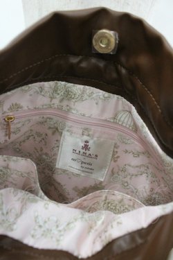 画像4: m petit by misako / AMリボンキンチャクSLD  中茶 I-26-03-05-101-LO-BG-SA-ZI