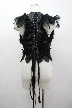 画像2: Triple fortune / スケルトンコルセット  黒 I-26-03-05-106-EL-TO-SA-ZI