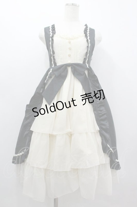 画像1: ALICE and the PIRATES / ドロシーさんのベビードールジャンパースカート  黒 I-26-03-05-108-PA-OP-SA-ZI (1)