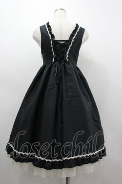 画像2: ALICE and the PIRATES / ドロシーさんのベビードールジャンパースカート  黒 I-26-03-05-108-PA-OP-SA-ZI