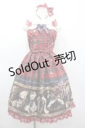 Angelic Pretty / British Bearジャンパースカートセット  赤チェック I-26-03-05-109-AP-OP-SA-ZI
