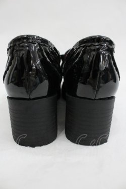 画像3: Amavel / ハートビジュー付きローファーパンプス  ブラック I-26-03-05-009-CA-SH-SA-ZI