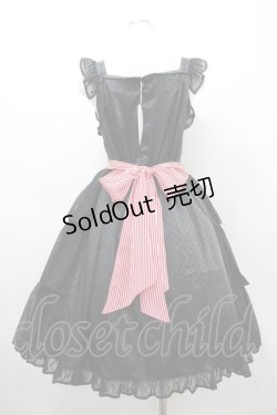 画像2: BABY,THE STARS SHINE BRIGHT / 星ネコちゃんジャンパースカート  黒Ｘ赤 I-26-03-05-111-BA-OP-SA-ZI