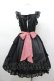 画像2: BABY,THE STARS SHINE BRIGHT / 星ネコちゃんジャンパースカート  黒Ｘ赤 I-26-03-05-111-BA-OP-SA-ZI (2)