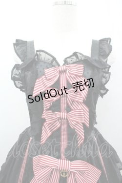 画像3: BABY,THE STARS SHINE BRIGHT / 星ネコちゃんジャンパースカート  黒Ｘ赤 I-26-03-05-111-BA-OP-SA-ZI