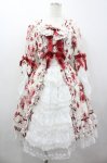 画像1: BABY,THE STARS SHINE BRIGHT / シュガーブーケ柄ロココワンピースドレス  白 I-26-03-05-112-BA-OP-SA-ZI (1)