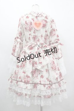 画像2: BABY,THE STARS SHINE BRIGHT / シュガーブーケ柄ロココワンピースドレス  白 I-26-03-05-112-BA-OP-SA-ZI