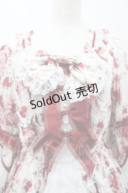 画像3: BABY,THE STARS SHINE BRIGHT / シュガーブーケ柄ロココワンピースドレス  白 I-26-03-05-112-BA-OP-SA-ZI (3)