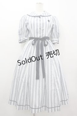 画像1: Victorian maiden / ストライプマリンドレス  ネイビー I-26-03-05-113-CL-OP-SA-ZI