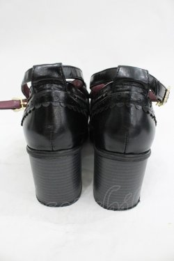 画像3: Amavel / Bibliotheque Cafeローファーパンプス L 黒 I-26-03-05-010-CA-SH-SA-ZI