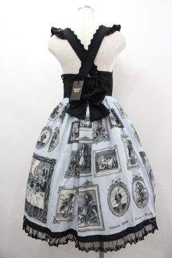 画像2: Innocent World / 金子國義アリスハイウエストジャンパースカート M サックス I-26-03-05-120-IW-OP-SA-ZI