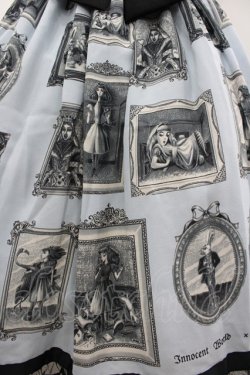 画像3: Innocent World / 金子國義アリスハイウエストジャンパースカート M サックス I-26-03-05-120-IW-OP-SA-ZI