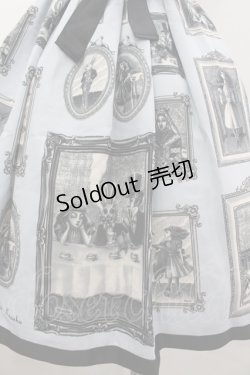 画像3: Innocent World / 金子國義アリス肩リボンジャンパースカート M サックス I-26-03-05-121-IW-SK-SA-ZI