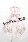 BABY,THE STARS SHINE BRIGHT / Lady Victorian Rose Jewelry〜想いは薔薇の花びらの上に〜柄プリンセスジャンパースカート  ピンク I-26-03-05-123-BA-OP-SA-ZI