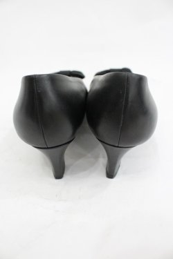 画像3: KANEKO ISAO / リボンレザーパンプス L 黒 I-26-03-05-014-EL-SH-SA-ZI