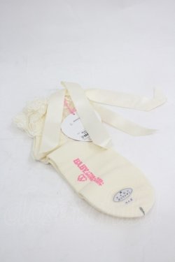 画像2: BABY,THE STARS SHINE BRIGHT / チュールレースクルー丈ソックス  生成り I-26-03-05-025-BA-ZA-SA-ZI