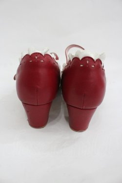 画像4: BABY,THE STARS SHINE BRIGHT / マリィ・ワンストラップシューズ LL 赤Ｘ白 I-26-03-05-002-BA-SH-SA-ZI