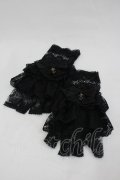 Kurumi Collaboration / CLK*レースグローブ  黒 I-26-03-05-029-GO-ZA-SA-ZI