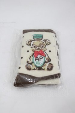 画像1: Angelic Pretty / Honey Cakeボーダーオーバーニー  ブラウン I-26-03-05-032-AP-ZA-SA-ZI