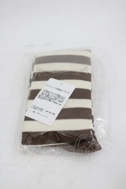 画像2: Angelic Pretty / Honey Cakeボーダーオーバーニー  ブラウン I-26-03-05-032-AP-ZA-SA-ZI