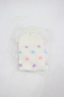 画像1: Angelic Pretty / Candy Petit Heartクルー丈ソックス  白 I-26-03-05-035-AP-ZA-SA-ZI