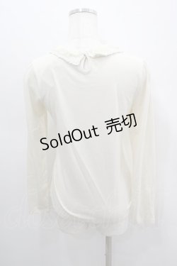 画像3: axes femme / 襟付ブラウスデザインプルオーバー M アイボリー I-26-03-06-036-AX-TO-SA-ZI