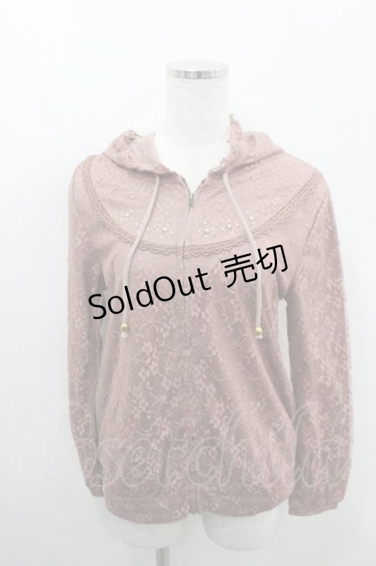 画像1: axes femme / レースパーカー M アワピンク I-26-03-06-039-AX-TO-SA-ZI (1)