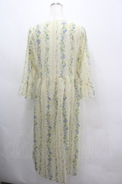 画像2: axes femme / 花柄シースルーロングカーディガン  アイボリー I-26-03-06-043-AX-TO-SA-ZI