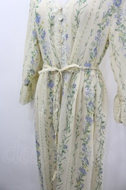 画像4: axes femme / 花柄シースルーロングカーディガン  アイボリー I-26-03-06-043-AX-TO-SA-ZI