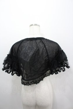 画像3: axes femme / チュールパーティーカーデ  黒 I-26-03-06-045-AX-TO-SA-ZI