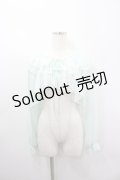 axes femme POETIQUE / オフショルシフォンボレロ  ミント I-26-03-06-046-AX-TO-SA-ZI
