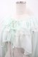 画像2: axes femme POETIQUE / オフショルシフォンボレロ  ミント I-26-03-06-046-AX-TO-SA-ZI (2)