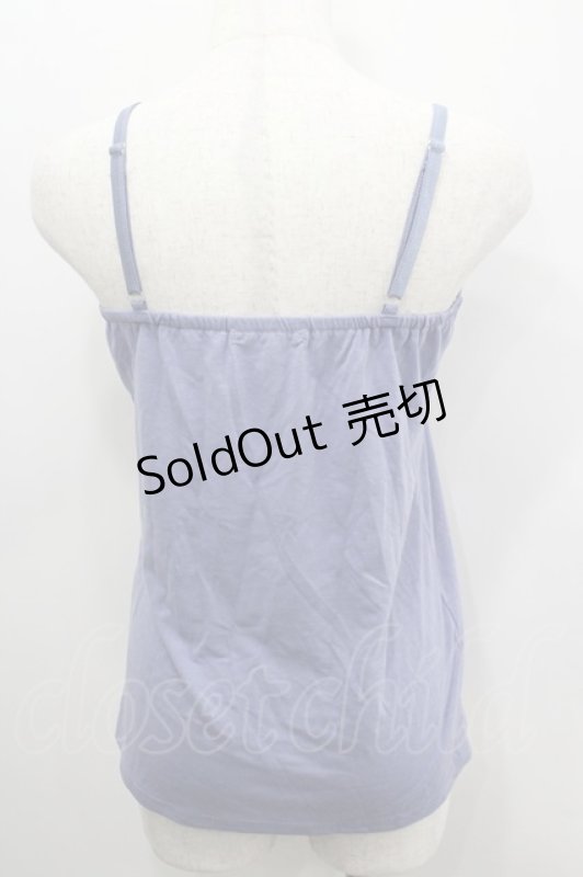 画像3: axes femme / ビジュー使いキャミソール  パープル I-26-03-06-047-AX-TO-SA-ZI (3)