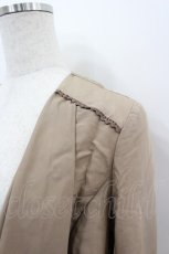 画像2: axes femme / バックリボンドレープジャケット M キャメル I-26-03-06-051-AX-JA-SA-ZI (2)