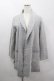 画像1: axes femme / 薔薇レースパールロングカーディガン M グレー I-26-03-06-052-AX-TO-SA-ZI (1)