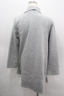 画像3: axes femme / 薔薇レースパールロングカーディガン M グレー I-26-03-06-052-AX-TO-SA-ZI