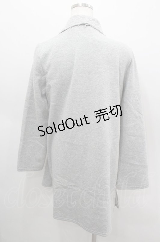 画像3: axes femme / 薔薇レースパールロングカーディガン M グレー I-26-03-06-052-AX-TO-SA-ZI (3)