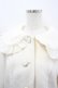 画像2: axes femme kawaii / バックフリルショートコート  アイボリー I-26-03-06-057-AX-CO-SA-ZI (2)